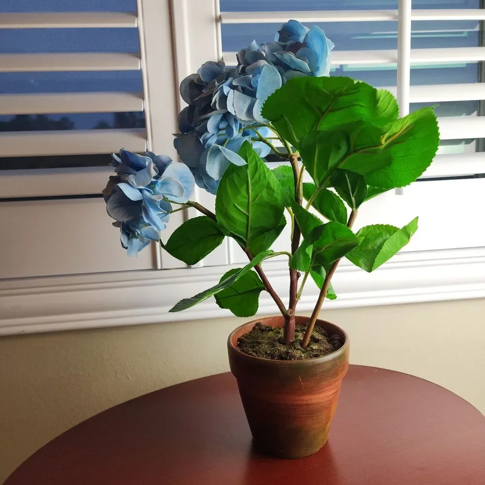 Artificial Faux Soft Touch Flower Plant in Pot Indoor Home Decoration